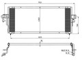 Радиатор кондиционера Nissan Almera N15 98 92110 2M110